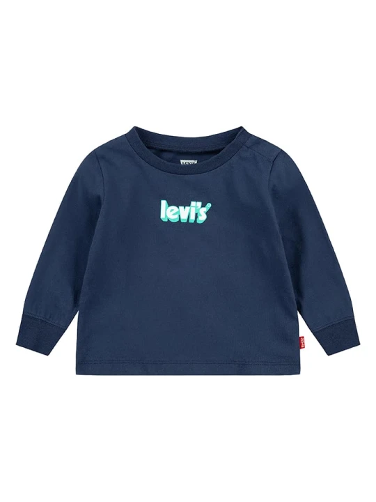 Zdjęcie produktu Levi's Kids Koszulka w kolorze granatowym rozmiar: 80