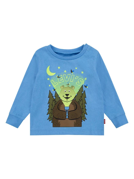 Zdjęcie produktu Levi's Kids Koszulka w kolorze niebieskim rozmiar: 86