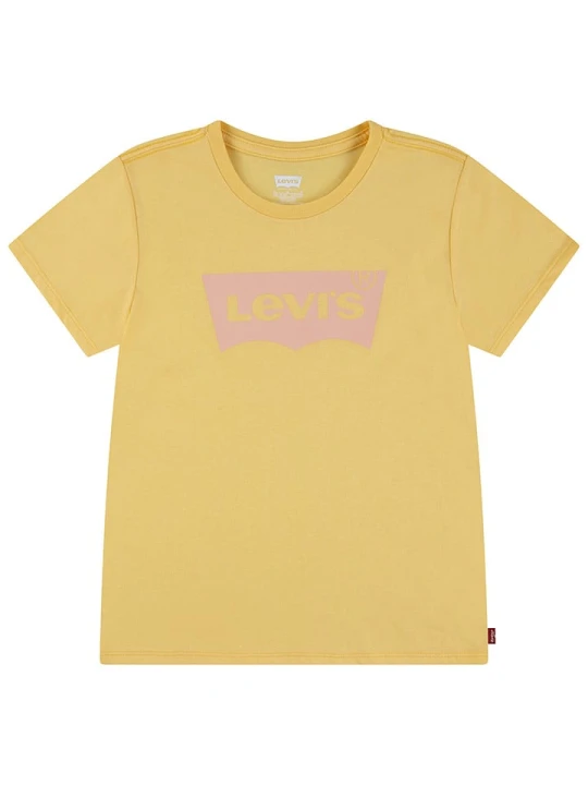 Zdjęcie produktu Levi's Kids Koszulka w kolorze żółto-jasnoróżowym rozmiar: 98