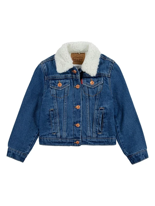 Zdjęcie produktu Levi's Kids Kurtka dżinsowa w kolorze niebieskim rozmiar: 140