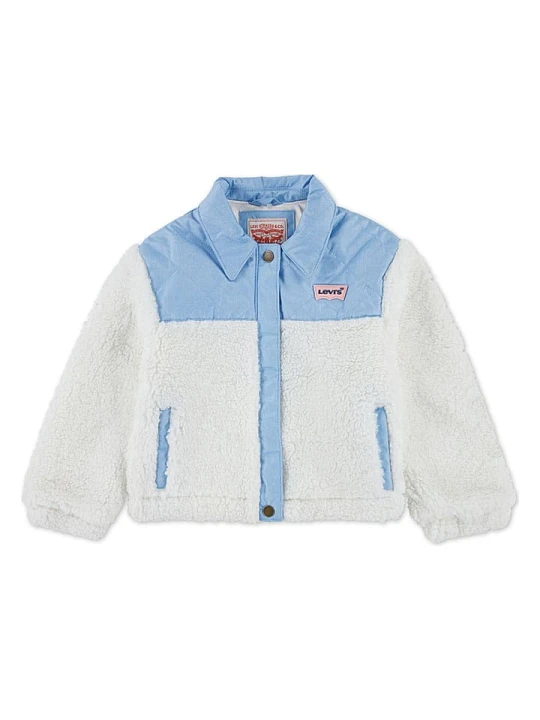 Zdjęcie produktu Levi's Kids Kurtka pluszowa w kolorze błękitno-białym rozmiar: 110