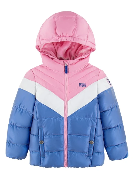 Zdjęcie produktu Levi's Kids Kurtka puchowa w kolorze jasnoróżowo-niebieskim rozmiar: 140