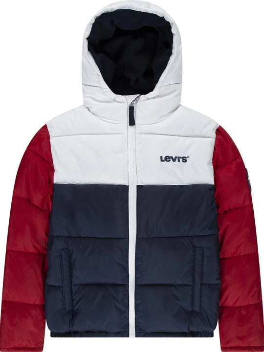 Zdjęcie produktu Levi's Kids Kurtka zimowa w kolorze granatowo-biało-czerwonym rozmiar: 176