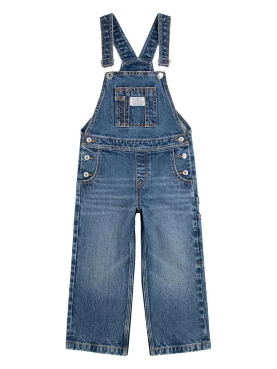 Zdjęcie produktu Levi's Kids Ogrodniczki dżinsowe w kolorze granatowym rozmiar: 128