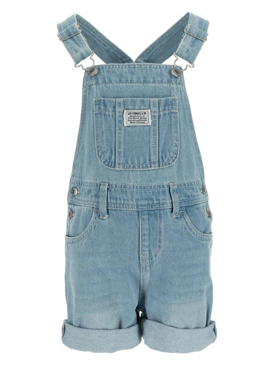 Zdjęcie produktu Levi's Kids Ogrodniczki dżinsowe w kolorze niebieskim rozmiar: 140
