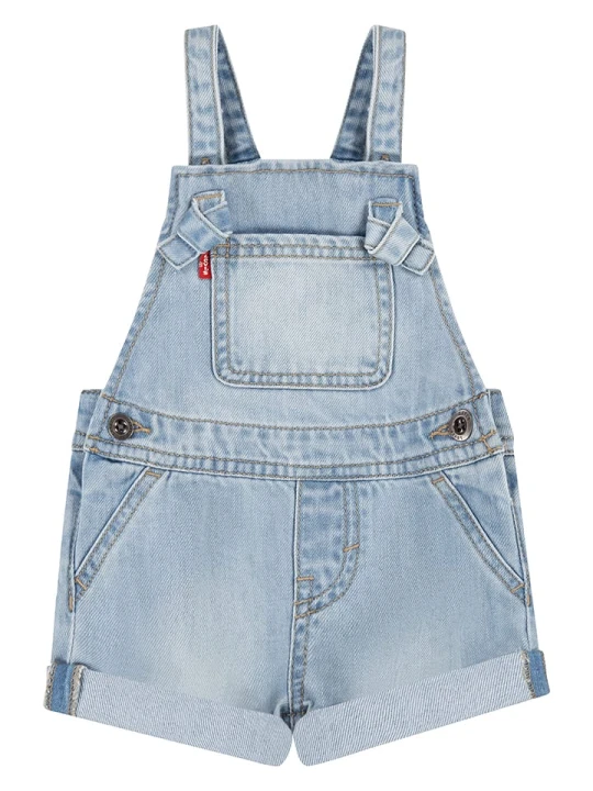 Zdjęcie produktu Levi's Kids Ogrodniczki dżinsowe w kolorze niebieskim rozmiar: 68