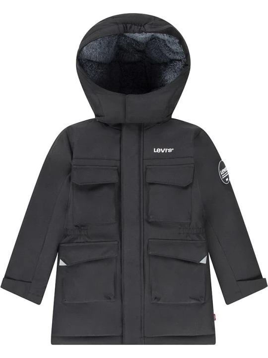 Zdjęcie produktu Levi's Kids Parka w kolorze czarnym rozmiar: 140