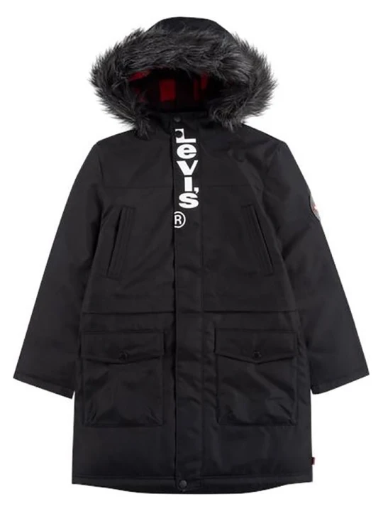 Zdjęcie produktu Levi's Kids Parka w kolorze czarnym rozmiar: 152