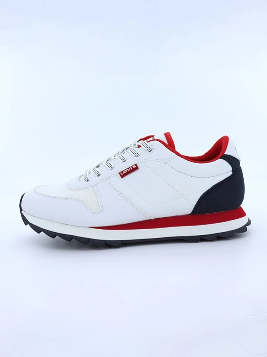 Zdjęcie produktu Levi's Kids Sneakersy "Alex" w kolorze biało-granatowo-czerwonym rozmiar: 38