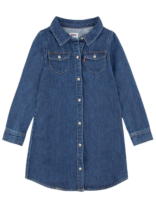 Zdjęcie produktu Levi's Kids Sukienka dżinsowa w kolorze niebieskim rozmiar: 158