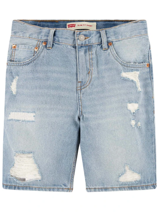 Zdjęcie produktu Levi's Kids Szorty dżinsowe "511" - Slim fit - w kolorze błękitnym rozmiar: 98