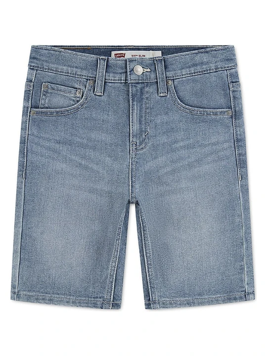 Zdjęcie produktu Levi's Kids Szorty dżinsowe "511" - Slim fit - w kolorze niebieskim rozmiar: 128