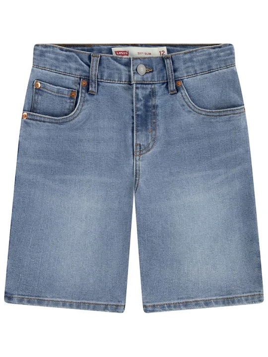 Zdjęcie produktu Levi's Kids Szorty dżinsowe "New 551" - Slim fit - w kolorze niebieskim rozmiar: 128