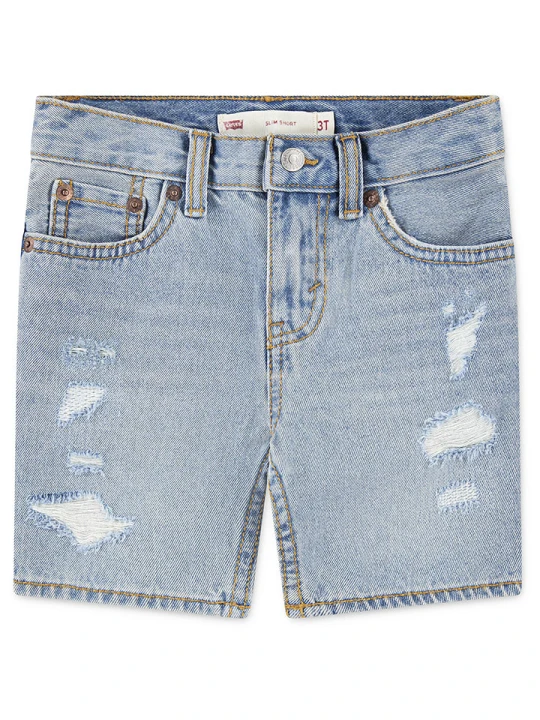 Zdjęcie produktu Levi's Kids Szorty dżinsowe "Slim fit" w kolorze błękitnym rozmiar: 152