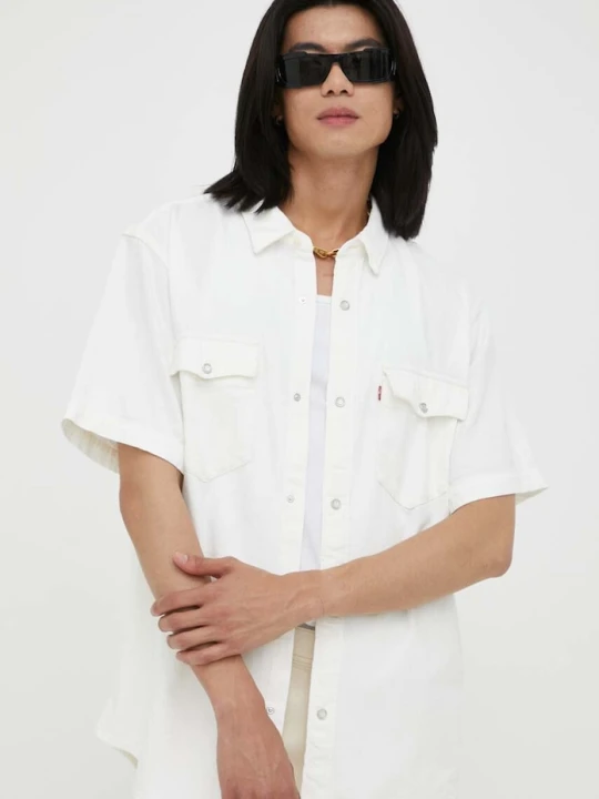 Zdjęcie produktu Levi's koszula bawełniana beżowy