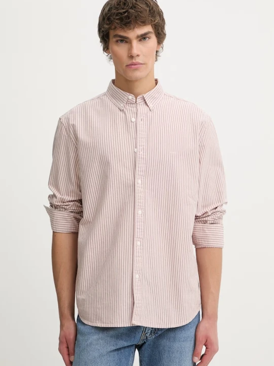 Zdjęcie produktu Levi's koszula bawełniana AUTHENTIC BUTTON DOWN różowy