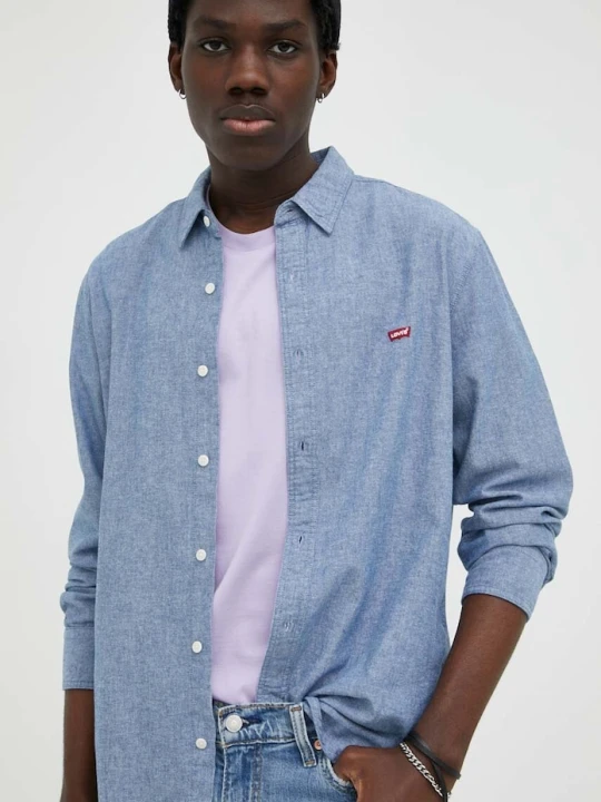 Zdjęcie produktu Levi's koszula bawełniana niebieski