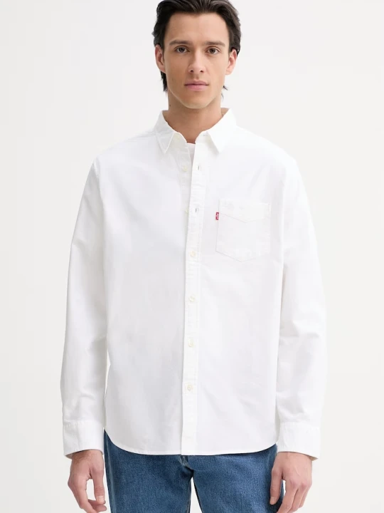 Zdjęcie produktu Levi's koszula bawełniana SUNSET 1 POCKET STANDARD beżowy