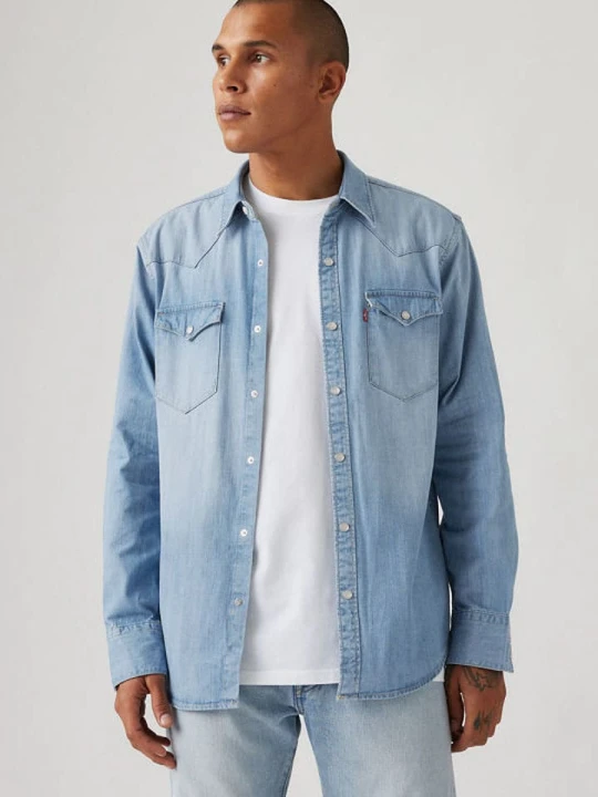 Zdjęcie produktu Levi's Koszula dżinsowa - Regular fit - w kolorze błękitnym rozmiar: L