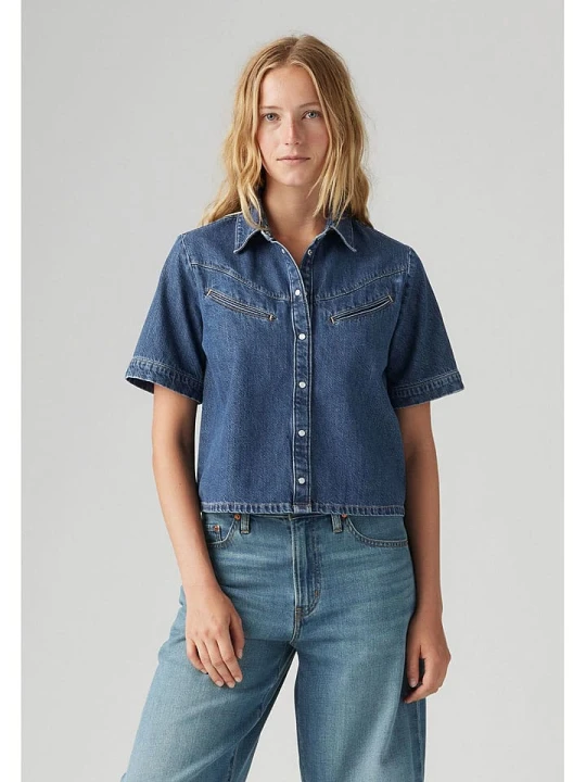 Zdjęcie produktu Levi's Koszula dżinsowa w kolorze niebieskim rozmiar: XXS