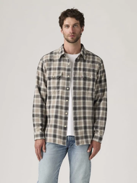 Zdjęcie produktu Levi's Koszula "Jackson Worker" - Relaxed fit - w kolorze beżowo-jasnobrązowym rozmiar: XL