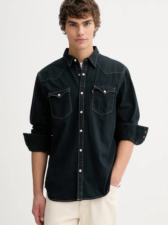 Zdjęcie produktu Levi's koszula jeansowa BARSTOW WESTERN STANDARD czarny
