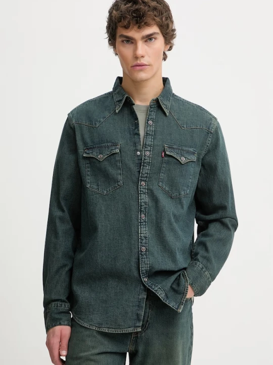 Zdjęcie produktu Levi's koszula jeansowa BARSTOW WESTERN STANDARD zielony