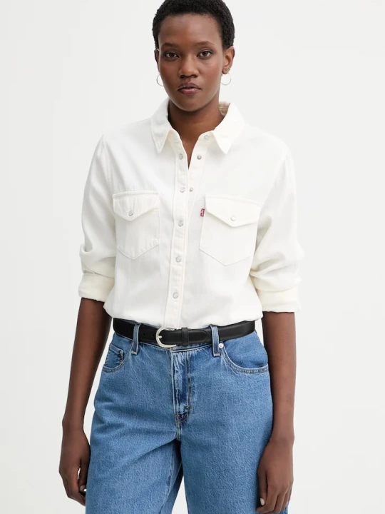 Zdjęcie produktu Levi's koszula jeansowa ICONIC WESTERN beżowy