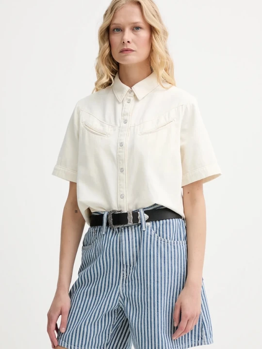 Zdjęcie produktu Levi's koszula jeansowa RINOA CAMP SHIRT beżowy