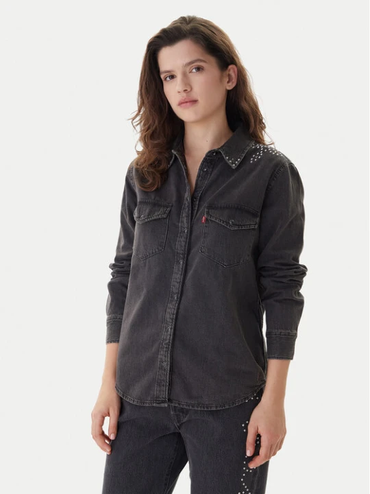 Zdjęcie produktu Levi'® Koszula jeansowa Western 16786-0108 Czarny Regular Fit Levi's