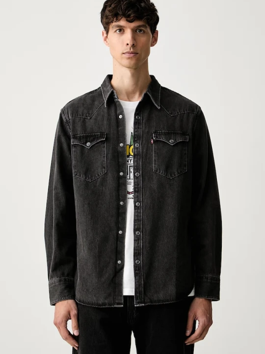 Zdjęcie produktu Levi's koszula męska bawełniana BARSTOW WESTERN STANDARD czarny