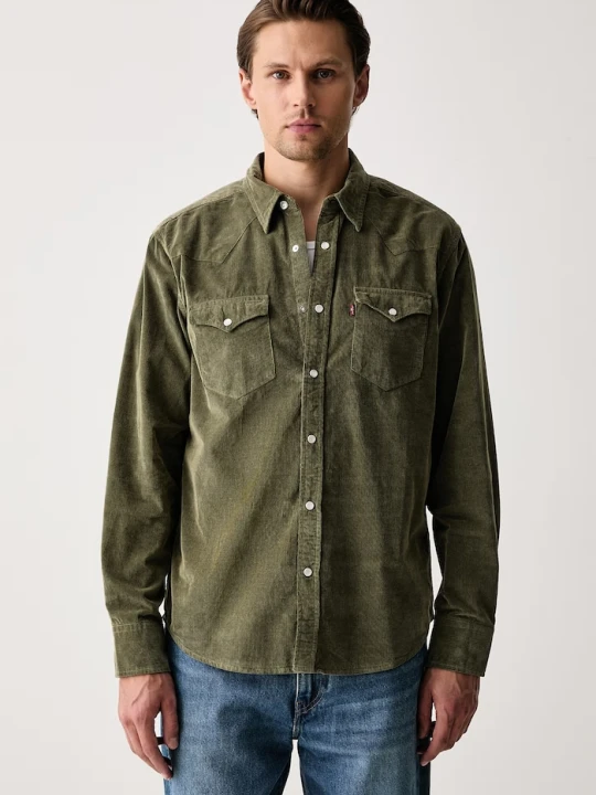 Zdjęcie produktu Levi's koszula męska sztruksowa CLASSIC WESTERN STANDARD zielony