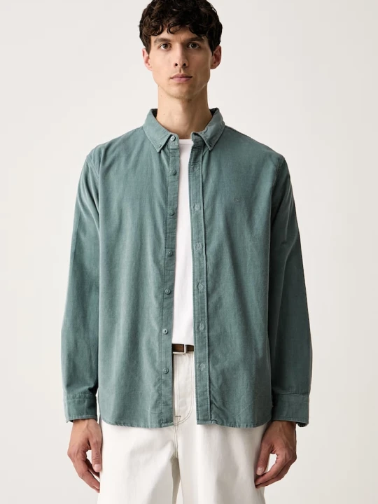 Zdjęcie produktu Levi's koszula męska z lnem AUTHENTIC BUTTON DOWN turkusowy