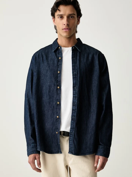 Zdjęcie produktu Levi's koszula oxford męska bawełniana BATTERY HOUSEMARK STANDARD granatowy