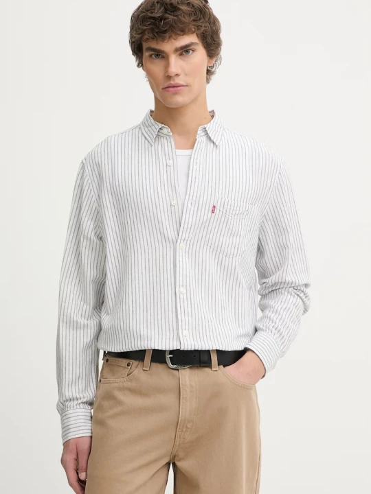 Zdjęcie produktu Levi's koszula z dodatkiem lnu SUNSET 1 POCKET STANDARD biały
