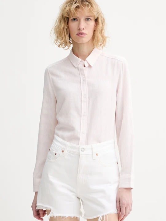 Zdjęcie produktu Levi's koszula z domieszką lnu NEW CLASSIC FIT BW różowy