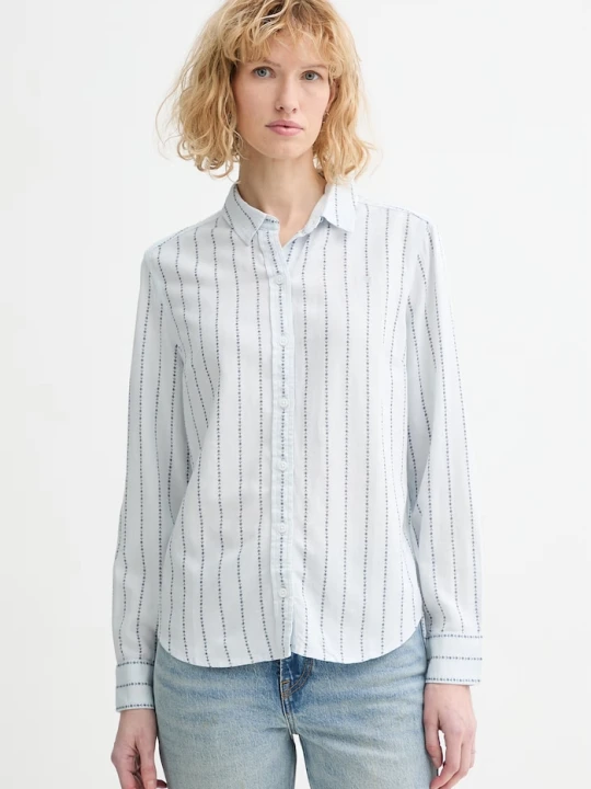 Zdjęcie produktu Levi's koszula z domieszką lnu NEW CLASSIC FIT BW niebieski