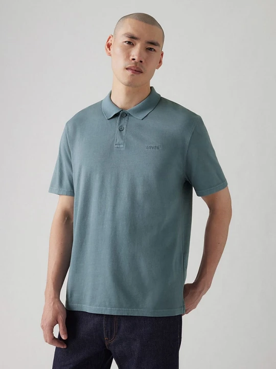 Zdjęcie produktu Levi's Koszulka polo w kolorze niebiesko-szarym rozmiar: M
