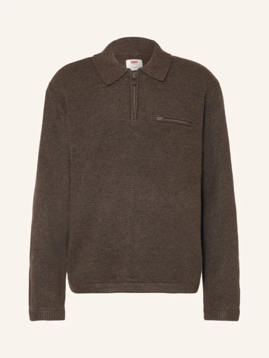 Zdjęcie produktu Levi's® Koszulka Polo Z Dzianiny O Luźnym Kroju braun CIEMNOBRĄZOWY