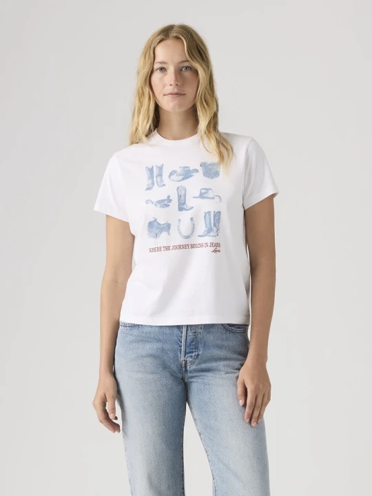 Zdjęcie produktu Levi's Koszulka w kolorze biało-błękitnym rozmiar: M