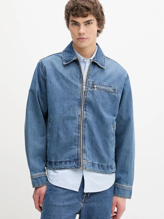 Zdjęcie produktu Levi's krótka kurtka męska jeansowa CRISTOBAL GARAGE niebieski