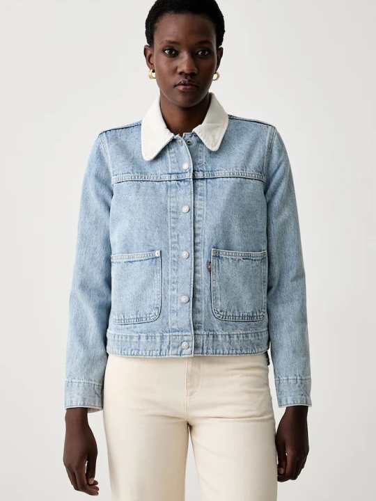 Zdjęcie produktu Levi's kurtka damska jeansowa UTILITY OG niebieski