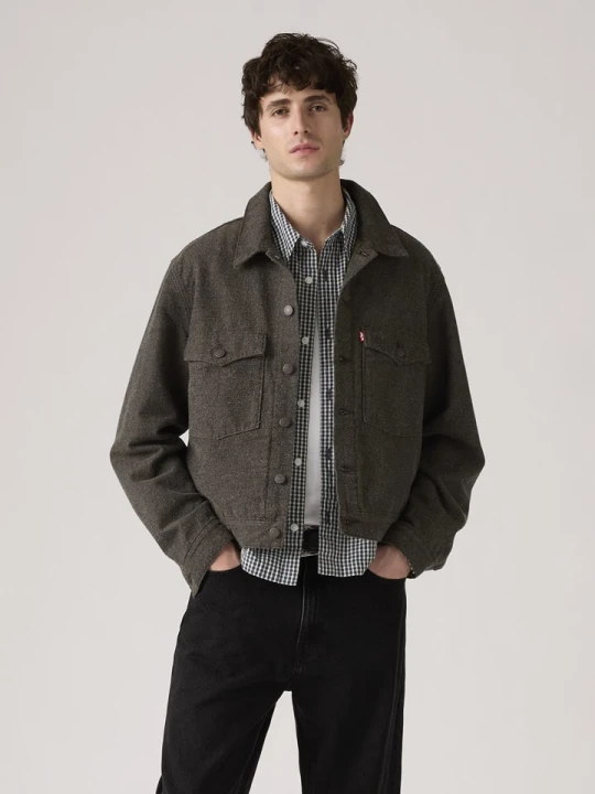 Zdjęcie produktu Levi's Kurtka dżinsowa "Embarcadero Station" w kolorze khaki rozmiar: M
