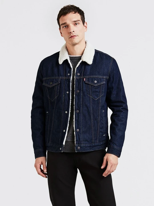 Zdjęcie produktu Levi's Kurtka dżinsowa w kolorze granatowym rozmiar: S