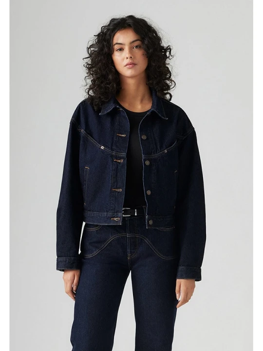 Zdjęcie produktu Levi's Kurtka dżinsowa w kolorze granatowym rozmiar: M