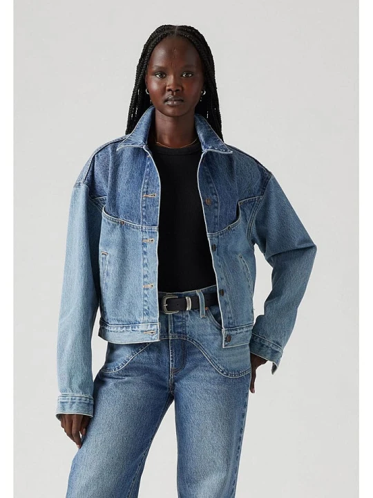 Zdjęcie produktu Levi's Kurtka dżinsowa w kolorze niebieskim rozmiar: S