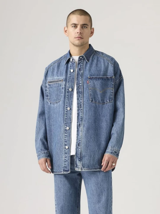 Zdjęcie produktu Levi's Kurtka dżinsowa w kolorze niebieskim rozmiar: M