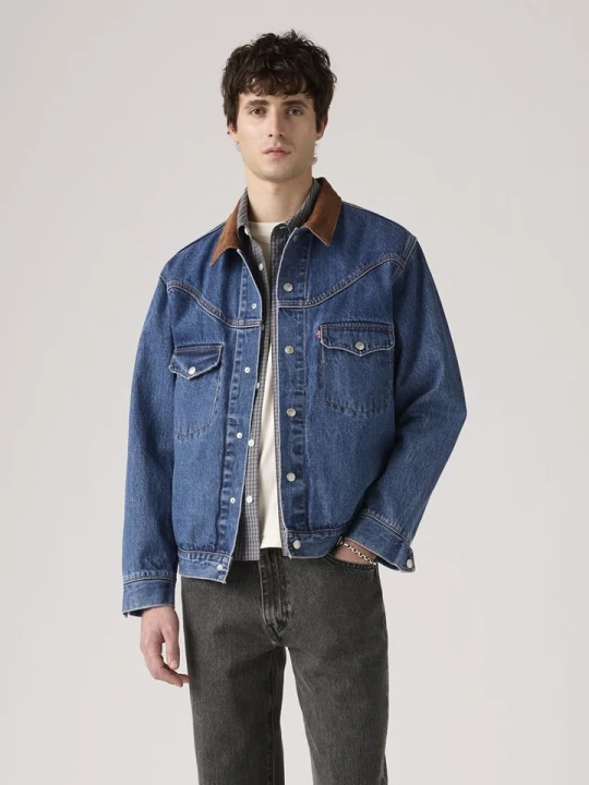 Zdjęcie produktu Levi's Kurtka dżinsowa "Western" w kolorze niebieskim rozmiar: XL