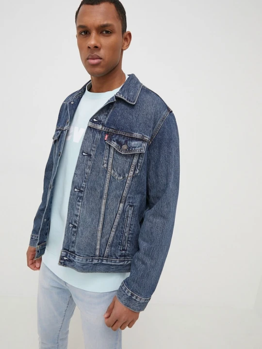 Zdjęcie produktu Levi's kurtka jeansowa granatowy