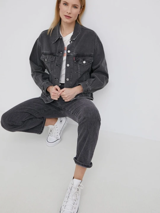 Zdjęcie produktu Levi's kurtka jeansowa szary